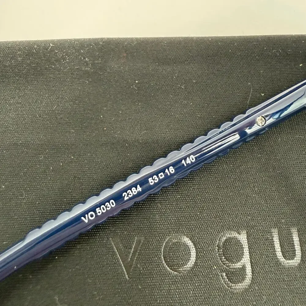Vogue Eyewear Glasses VO 5030 Frame Only 53 16 140 Cat Eye Blue Acetate
